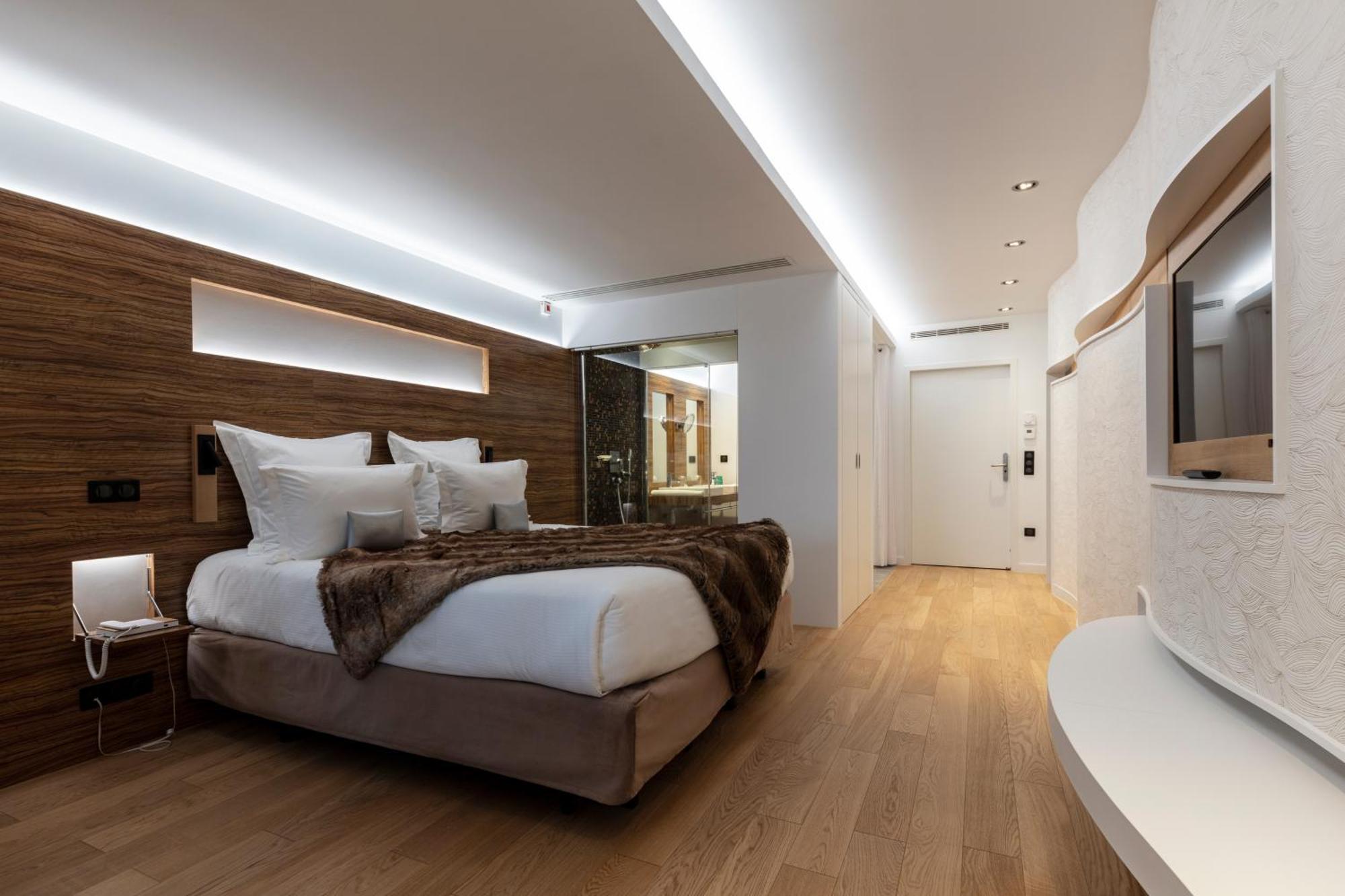 Hotel & Restaurant Origines Par Adrien Descouls - Teritoria Le Broc  Szoba fotó