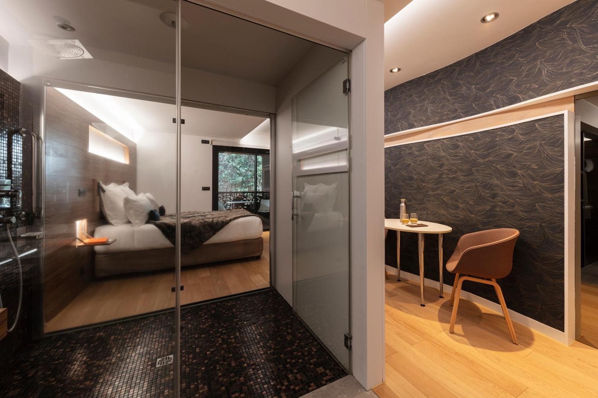 Hotel & Restaurant Origines Par Adrien Descouls - Teritoria Le Broc  Szoba fotó